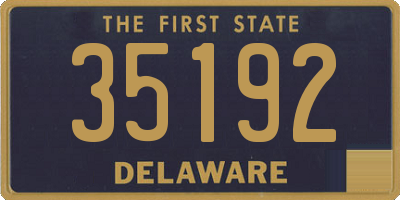 DE license plate 35192