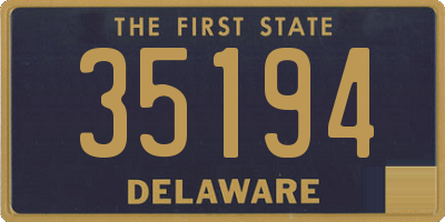 DE license plate 35194