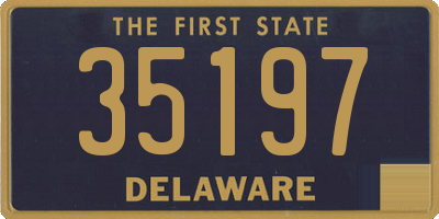 DE license plate 35197