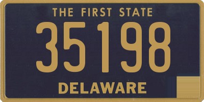 DE license plate 35198
