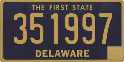 DE license plate 351997