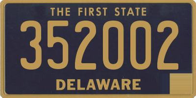 DE license plate 352002