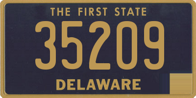 DE license plate 35209