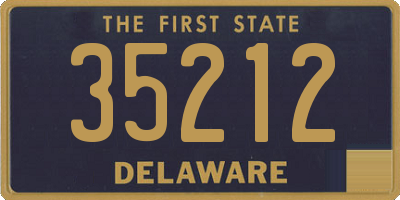 DE license plate 35212