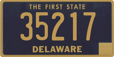 DE license plate 35217