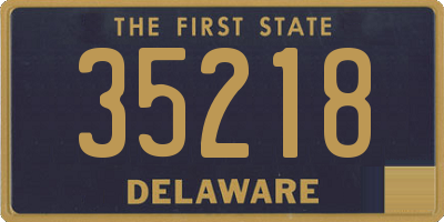 DE license plate 35218