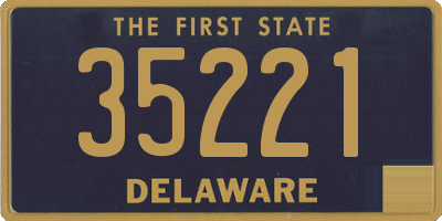 DE license plate 35221