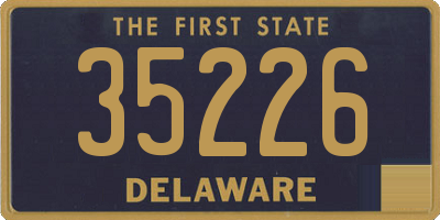 DE license plate 35226