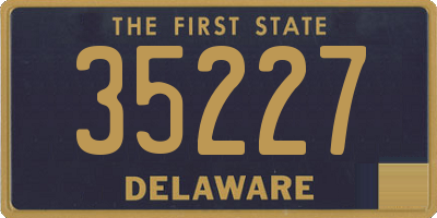 DE license plate 35227