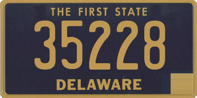 DE license plate 35228
