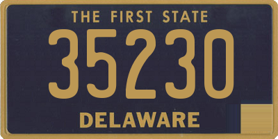 DE license plate 35230