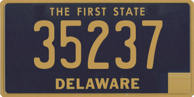 DE license plate 35237