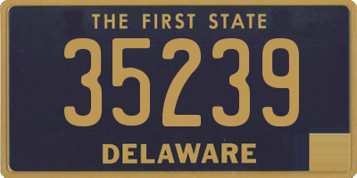 DE license plate 35239