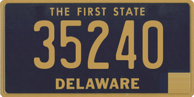 DE license plate 35240