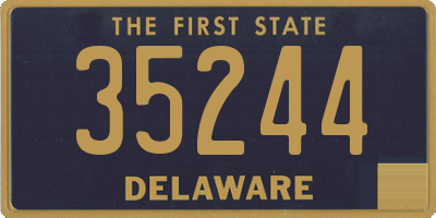 DE license plate 35244
