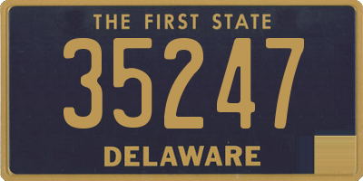 DE license plate 35247