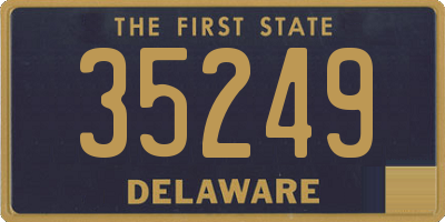 DE license plate 35249