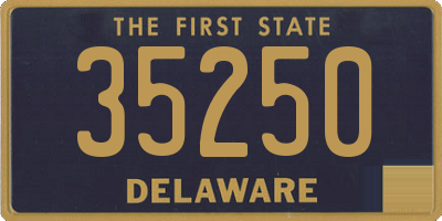 DE license plate 35250