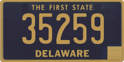 DE license plate 35259