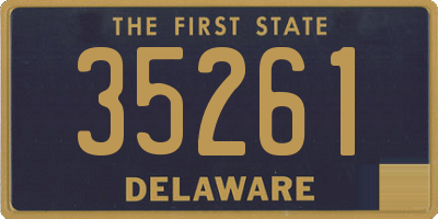 DE license plate 35261