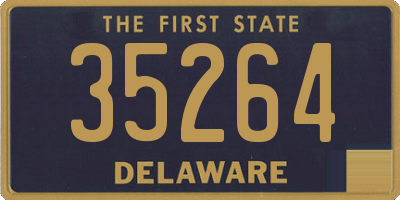 DE license plate 35264