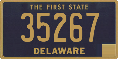 DE license plate 35267
