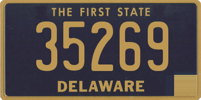 DE license plate 35269