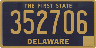 DE license plate 352706