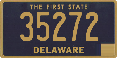 DE license plate 35272