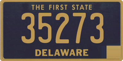 DE license plate 35273