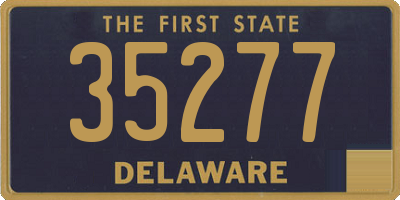 DE license plate 35277