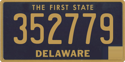 DE license plate 352779