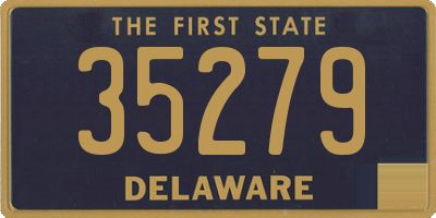 DE license plate 35279