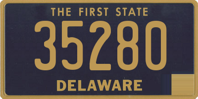 DE license plate 35280