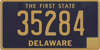 DE license plate 35284