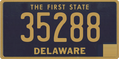 DE license plate 35288