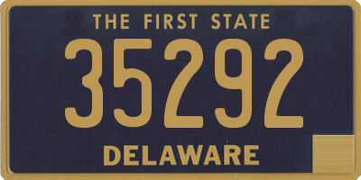 DE license plate 35292