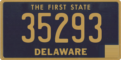 DE license plate 35293