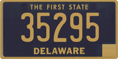 DE license plate 35295