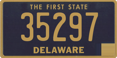 DE license plate 35297