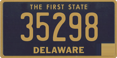 DE license plate 35298