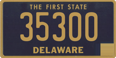 DE license plate 35300