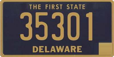 DE license plate 35301