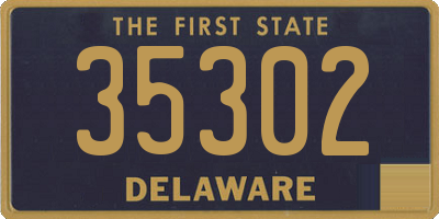 DE license plate 35302