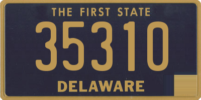 DE license plate 35310