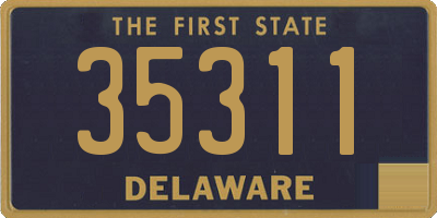 DE license plate 35311