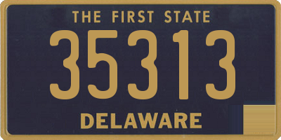 DE license plate 35313