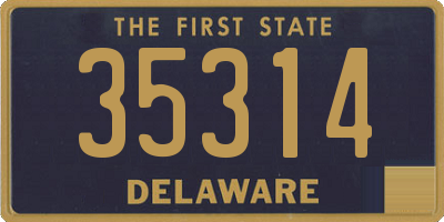 DE license plate 35314