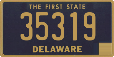 DE license plate 35319