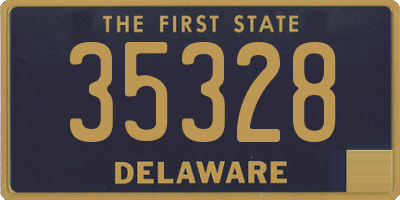 DE license plate 35328